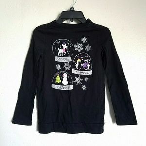 Girls winter holiday sweatshirt